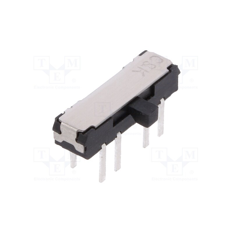 10 pcs : JS203011AQN - Switch: slide, Pos: 2, DP3T, 0.3A/6VDC, ON-ON, THT, -40÷85°C, JS, reel