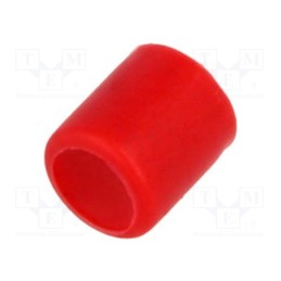 50 pcs : 1840.0021 - Button, round, red, 1446,1840,1845,1852