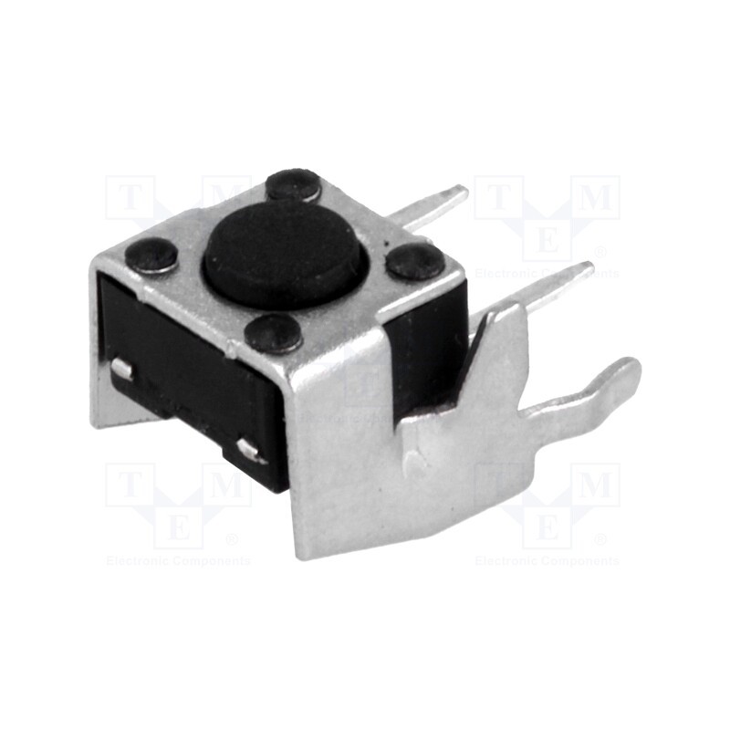 50 pcs : - Microswitch TACT, SPST-NO, Pos: 2, 0.05A/12VDC, THT, none, 1N, 6x6mm