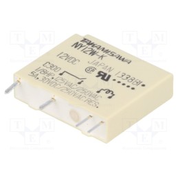 10 pcs : NY-12W-K - Relay: electromagnetic, SPST-NO, Ucoil: 12VDC, 5A, 5A/250VAC, PCB
