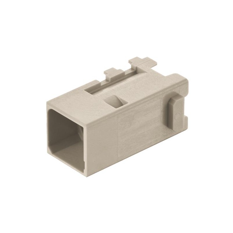 1 pcs - HARTING Crimp Connector M12 Cube, Male, Han-Modular, Han-Domino