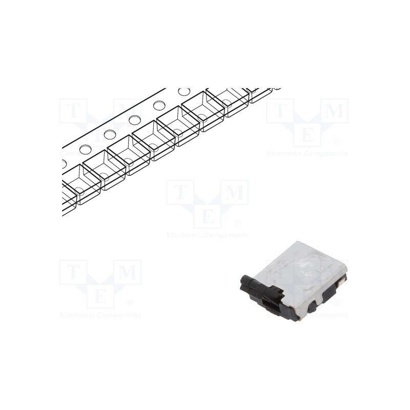 10 pcs : ESE13V01B - Switch: detecting, Pos: 2, SPST, 0.01A/5VDC, Leads: curved, 500mΩ