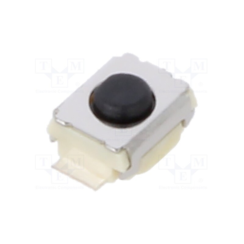 10 pcs : B3U-1000P - Microswitch TACT, SPST-NO, Pos: 2, 0.05A/24VDC, SMT, none, 1.5N