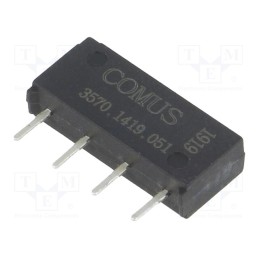 10 pcs : 3570.1419.051 - Relay: reed switch, SPST-NO, Ucoil: 5VDC, 500mA, max.200VDC, 10W