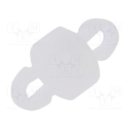 50 pcs : 8G8062.5X2.0 - PCB distance, polyamide, L: 2mm, latch/latch, UL94V-2