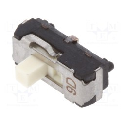 10 pcs : CL-SB-12A-01 - Switch: slide, Pos: 2, SPDT, 0.2A/12VDC, ON-ON, SMT, Leads: curved