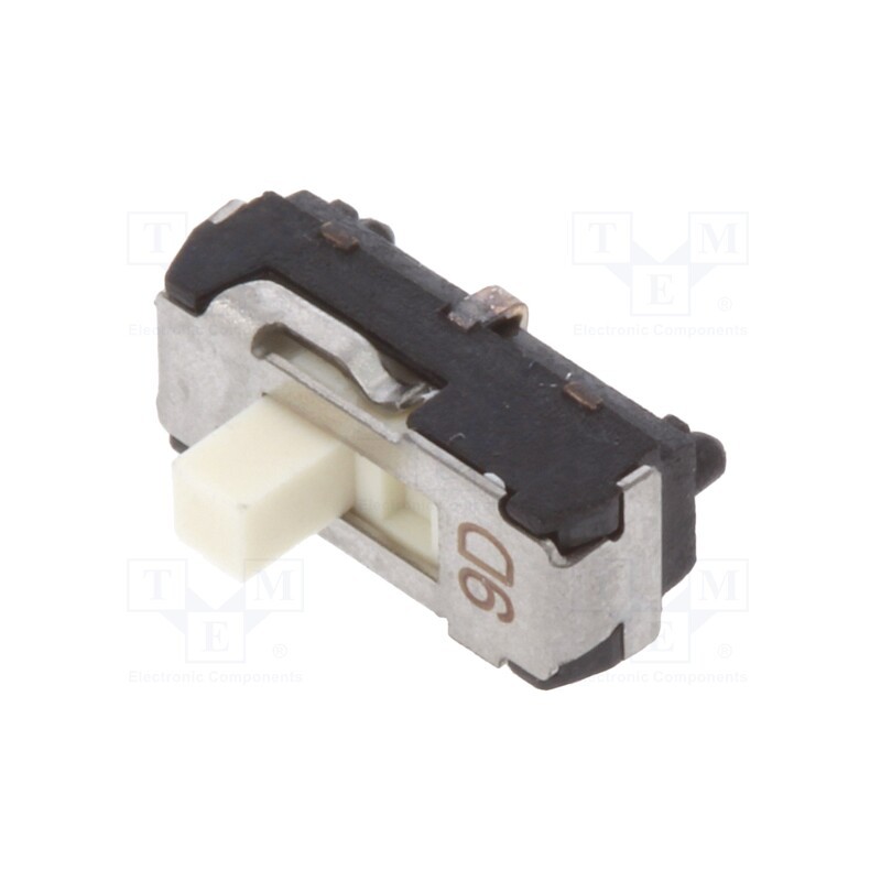 10 pcs : CL-SB-12A-01 - Switch: slide, Pos: 2, SPDT, 0.2A/12VDC, ON-ON, SMT, Leads: curved