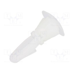 50 pcs : 8G820V40894 - Assembly stud, polyamide, L: 6.4mm, latch/latch, Ø2: 6mm, Ø1: 4mm