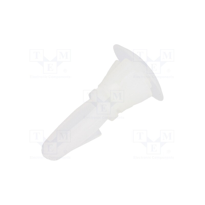 50 pcs : 8G820V40894 - Assembly stud, polyamide, L: 6.4mm, latch/latch, Ø2: 6mm, Ø1: 4mm