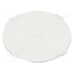 10 pcs : 61-9707.7 - Label, 61, Ø19.7mm, Body: transparent, plastic