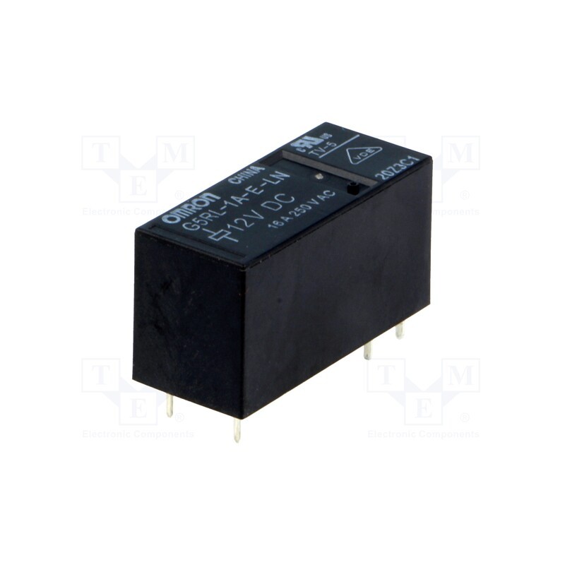 10 pcs : G5RL-1A-E-LN 12VDC - Relay: electromagnetic, SPST-NO, Ucoil: 12VDC, Icontacts max: 16A