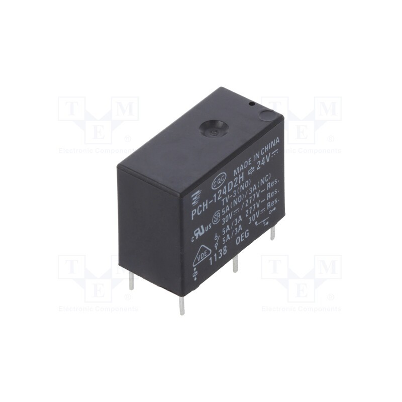 10 pcs : 9-1440003-5 - Relay: electromagnetic, SPDT, Ucoil: 24VDC, 10A, 5A/277VAC, THT