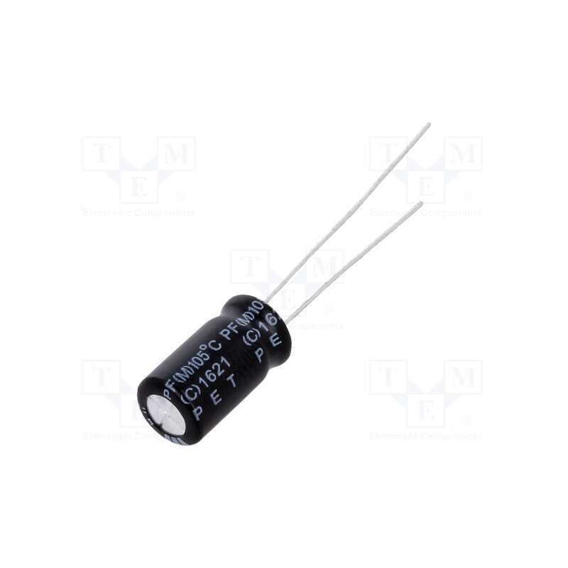50 pcs : PF1H470MNN6311U - Capacitor: electrolytic, THT, 47uF, 50VDC, Ø6.3x11mm, Pitch: 2.5mm