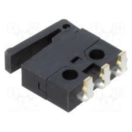 10 pcs : MS4-5L11RSGQ - Microswitch SNAP ACTION, 0.5A/30VDC, with lever, SPDT, ON-(ON)
