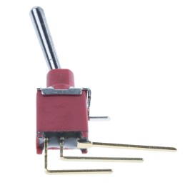 1 pcs - RS PRO Toggle Switch, PCB Mount, On-(On), SPDT, Through Hole Terminal