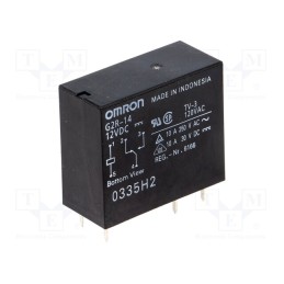 10 pcs : G2R-14 12VDC - Relay: electromagnetic, SPDT, Ucoil: 12VDC, Icontacts max: 10A