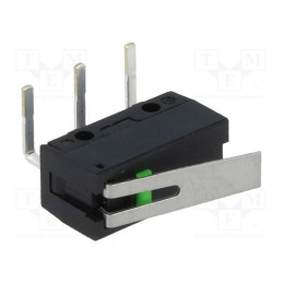 10 pcs : D2FS-FL-N-A - Microswitch SNAP ACTION, 0.1A/6VDC, with lever, SPST-NO, Pos: 2
