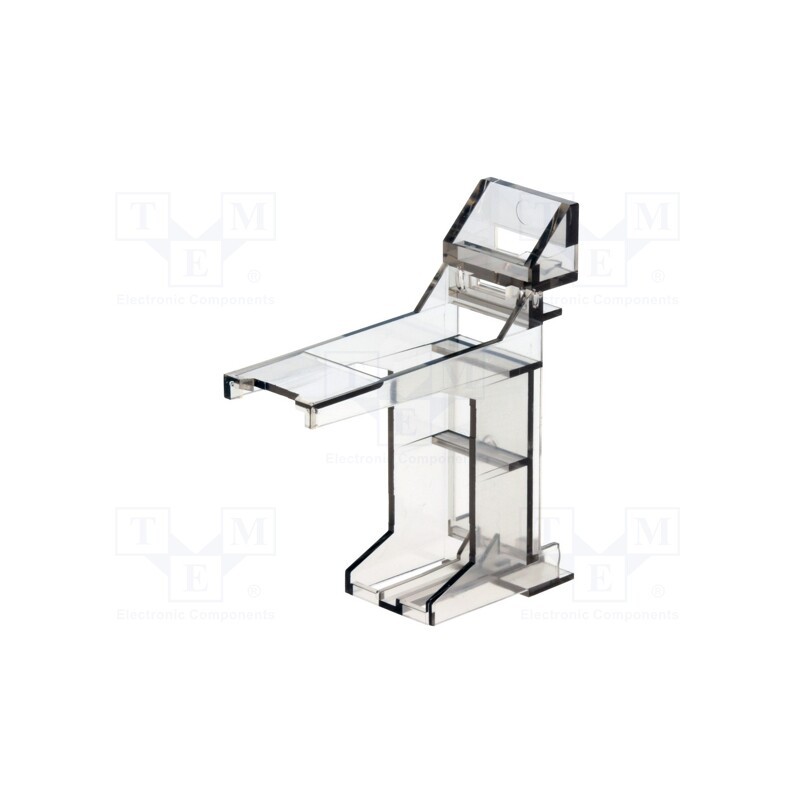 10 pcs : 46.07 - DIN-rail mounting holder, for DIN rail mounting