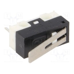10 pcs : DM-101P-30-3 - Microswitch SNAP ACTION, 1A/125VAC, with lever, SPDT, ON-(ON)