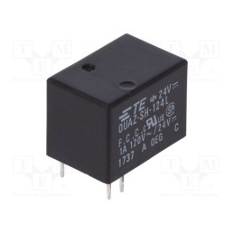 10 pcs : 4-1419145-8 - Relay: electromagnetic, SPDT, Ucoil: 24VDC, 1A, 1A/120VAC, 1A/24VDC