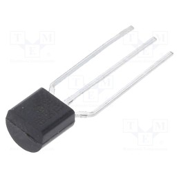 10 pcs : BC556A - Transistor: PNP, bipolar, 65V, 0.1A, 500mW, TO92