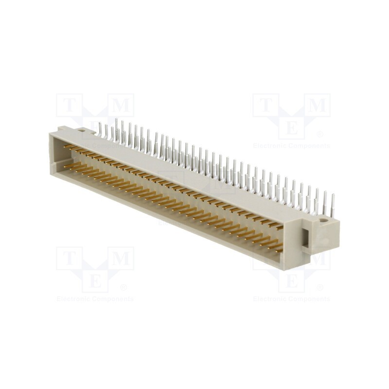 10 pcs : 9031646921 - Socket, DIN 41612, type C, male, PIN: 64, a+c, THT, angled 90°, 2A