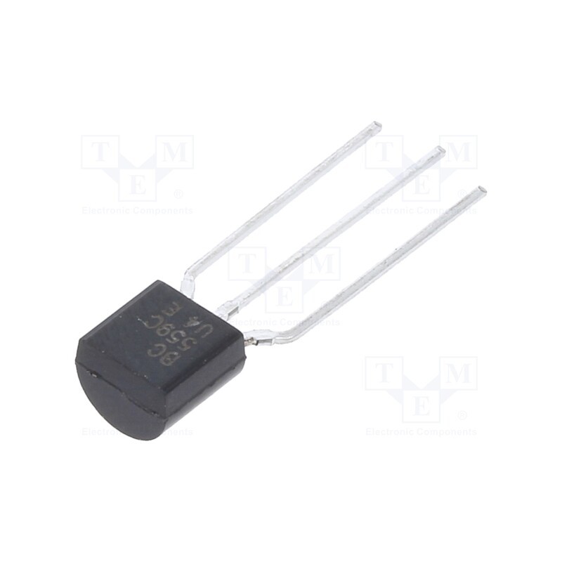 10 pcs : BC559C - Transistor: PNP, bipolar, 30V, 0.1A, 500mW, TO92