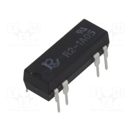 10 pcs : R2-1A05 - Relay: reed switch, SPST-NO, Ucoil: 5VDC, 1A, max.250VDC, 10VA, 50mW