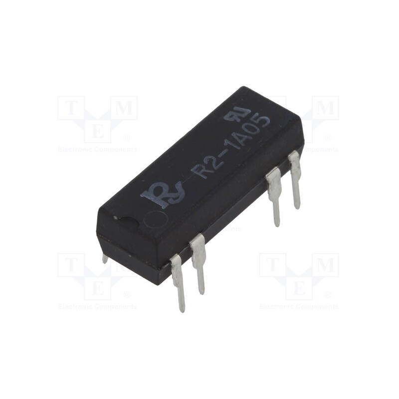10 pcs : R2-1A05 - Relay: reed switch, SPST-NO, Ucoil: 5VDC, 1A, max.250VDC, 10VA, 50mW