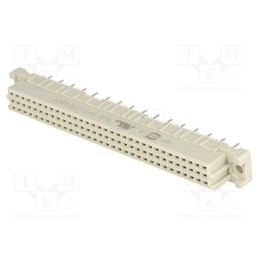 10 pcs : 9032326825 - Socket, DIN 41612, type C, female, PIN: 32, THT, straight, 2A, L4.5mm