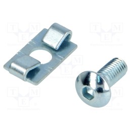 10 pcs : 099F0520M05 - Mounting coupler, for profiles, Width of the groove: 5mm