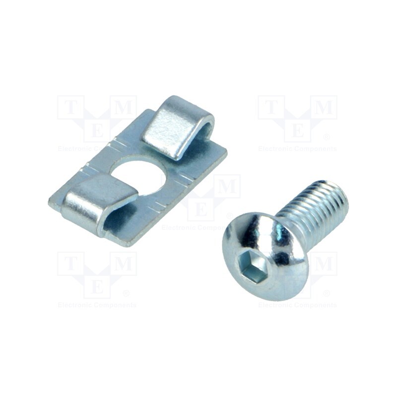 10 pcs : 099F0520M05 - Mounting coupler, for profiles, Width of the groove: 5mm