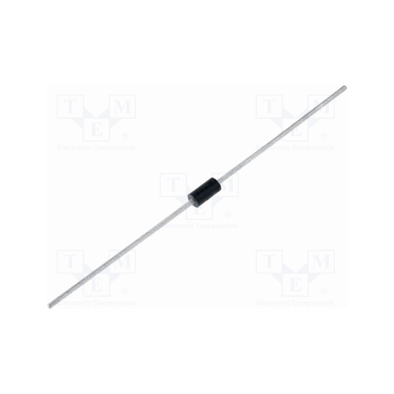 10 pcs : 1N4007GS - Diode: rectifying, THT, 1kV, 1A, , Ifsm: 30A, A405, Ufmax: 1.1V