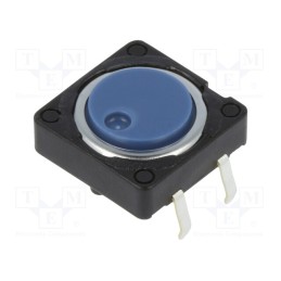 10 pcs : SKHCBKA010 - Microswitch TACT, SPST, Pos: 2, 0.05A/12VDC, THT, 0.7N, 12x12x3.5mm