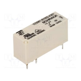 10 pcs : 9-1393222-1 - Relay: electromagnetic, SPDT, Ucoil: 12VDC, 8A, 8A/240VAC, 8A/30VDC