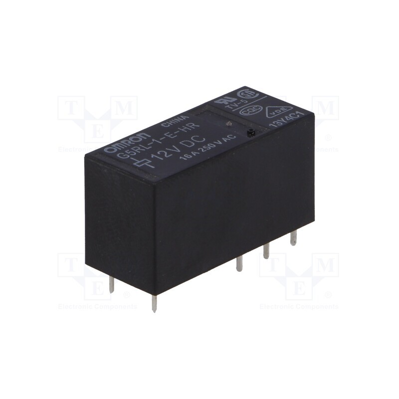 10 pcs : G5RL-1-E-HR 12VDC - Relay: electromagnetic, SPDT, Ucoil: 12VDC, Icontacts max: 16A