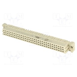 10 pcs : 9032646824 - Socket, DIN 41612, type C, female, PIN: 64, a+c, THT, straight, 2A