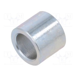 20 pcs : 3212/8,2X10 - Spacer sleeve, 10mm, cylindrical, steel, zinc, Out.diam: 12mm