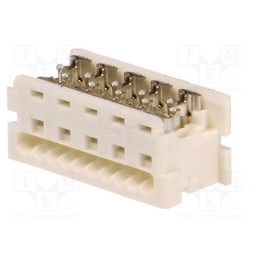 10 pcs : 903270310 - Plug, wire-board, female, PIN: 10, 1.27mm, IDC, for ribbon cable
