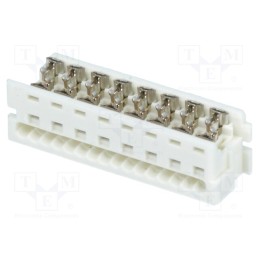 10 pcs : 903270316 - Plug, wire-board, female, PIN: 16, 1.27mm, IDC, for ribbon cable