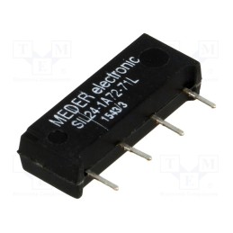 10 pcs : SIL24-1A72-71L - Relay: reed switch, SPST-NO, Ucoil: 24VDC, 1.25A, max.200VDC, 290mW