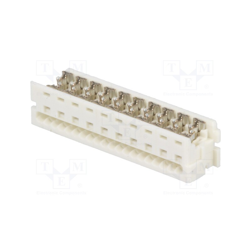 10 pcs : 903270320 - Plug, wire-board, female, PIN: 20, 1.27mm, IDC, for ribbon cable