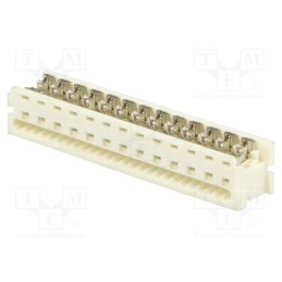 10 pcs : 903270326 - Plug, wire-board, female, PIN: 26, 1.27mm, IDC, for ribbon cable