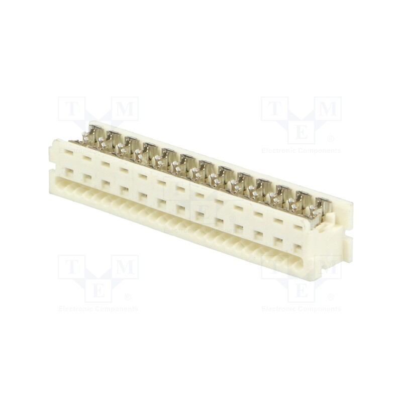 10 pcs : 903270326 - Plug, wire-board, female, PIN: 26, 1.27mm, IDC, for ribbon cable