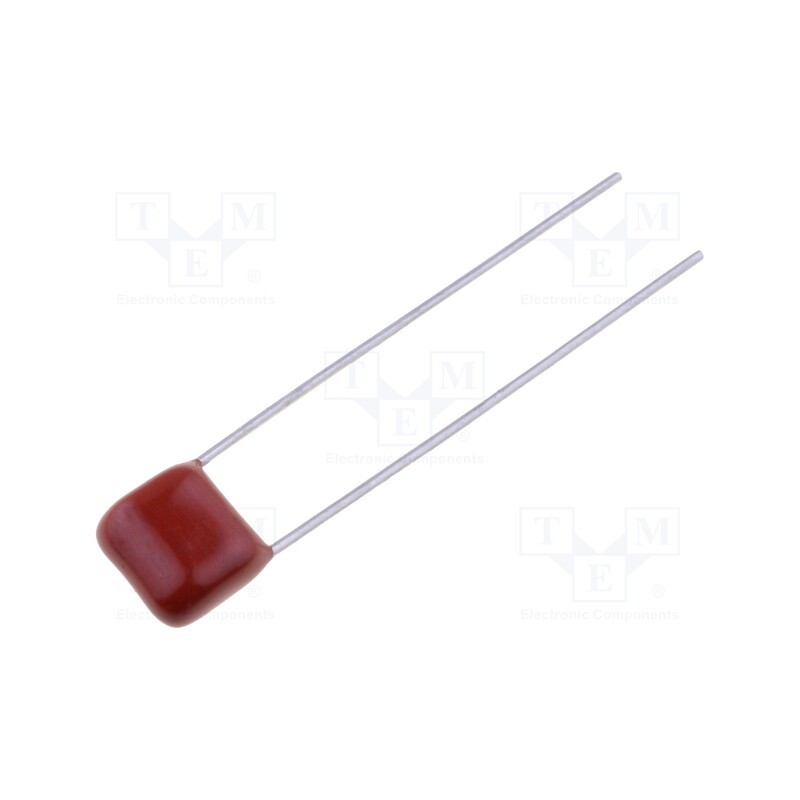 50 pcs : JFH02A104K050000B - Capacitor: polyester, 100nF, 100VDC, 5mm, ±10%, 7.5x7x4mm, -55÷85°C