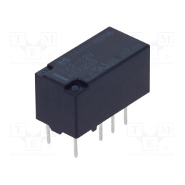 10 pcs : TX2-12V - Relay: electromagnetic, DPDT, Ucoil: 12VDC, Icontacts max: 2A, PCB