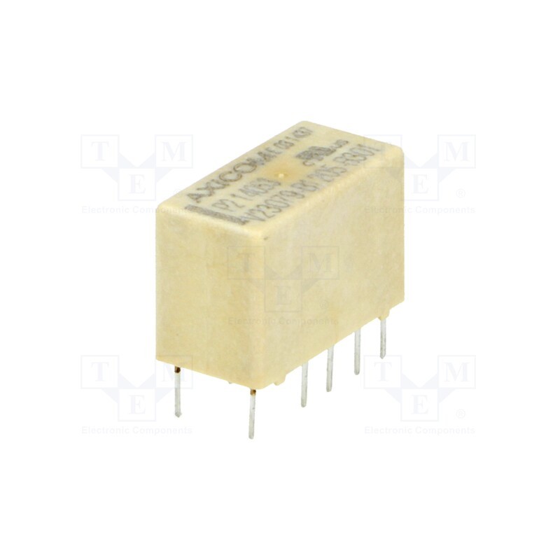10 pcs : 3-1393788-7 - Relay: electromagnetic, DPDT, Ucoil: 24VDC, 2A, 0.5A/125VAC, THT