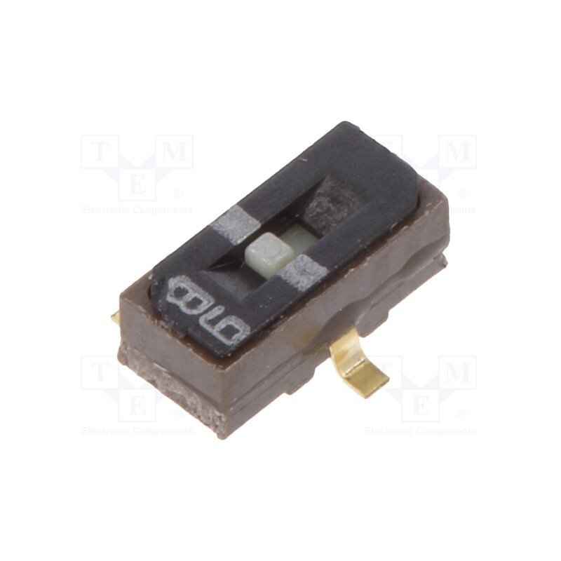 10 pcs : CJS-1200B - Switch: slide, Pos: 2, SPDT, 0.1A/6VDC, ON-ON, SMT, Leads: straight