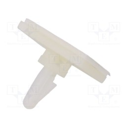 50 pcs : 8GB07V40993 - PCB distance, polyamide, L: 6.4mm, self-adhesive,snap fastener
