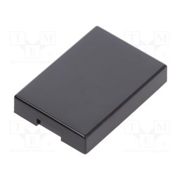 10 pcs : AT4116A - Cap, UB series, 17x12x3mm, black, UB